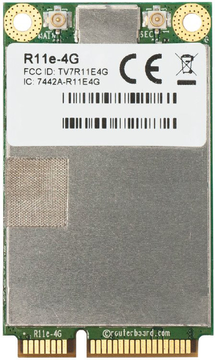 Mikrotik R11e-4G, 4G/LTE miniPCI-e karta, 2x u.Fl_880675362