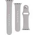 FIXED silikonový řemínek pro Apple Watch 38/40/41mm, 2 délky, světle šedá_2014884183