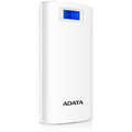 ADATA powerbanka P20000D, 20000mAh, LED svítidlo, bílá