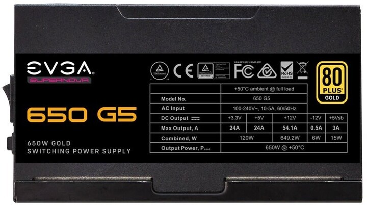EVGA SuperNOVA 650 G5 - 650W_1756152232