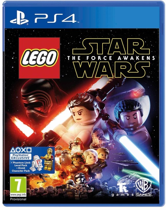 PlayStation 4, 1TB, černá + LEGO Star Wars: The Force Awakens + film SW: The Force Awakens_1037329146
