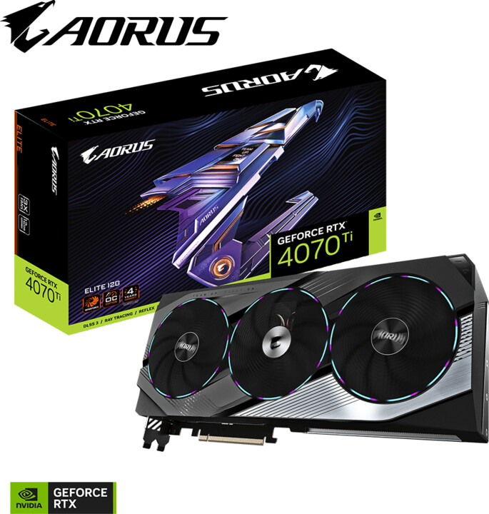 GIGABYTE GeForce RTX 4070 Ti AORUS ELITE 12G, 12GB GDDR6X_1289249179