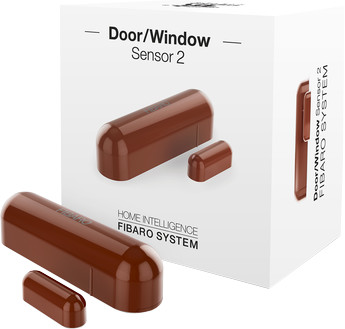 FIBARO bateriový Senzor 2 na okna a dveře, Z-Wave Plus, lanýžová_1162279468