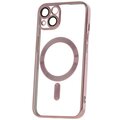 C.P.A. silikonové TPU pouzdro Mag Color Chrome pro iPhone 15 Pro, růžovo-zlatá_1422289882