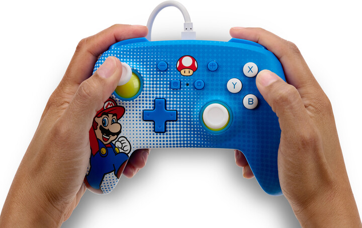 PowerA Enhanced Wired Controller, Mario Pop Art (SWITCH)_1415643165