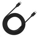 CANYON kabel UC-12, USB-C – USB-C, 100W, 20V/5A, 2m, černá
