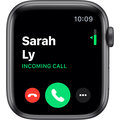 Apple Watch Series 5 GPS, 44mm Space Grey Aluminium Case with Black Sport Band - S/M &amp; M/L_341118769