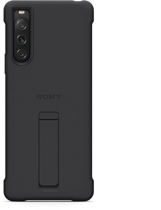 Sony zadní kryt pro Sony Xperia 10 V 5G se stojánkem, černá_1709942106