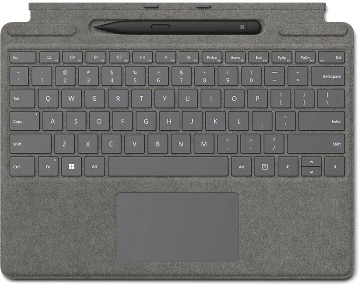 Microsoft Surface Pro Signature Keyboard + Pen bundle (Platinum), CZ&amp;SK_994742892