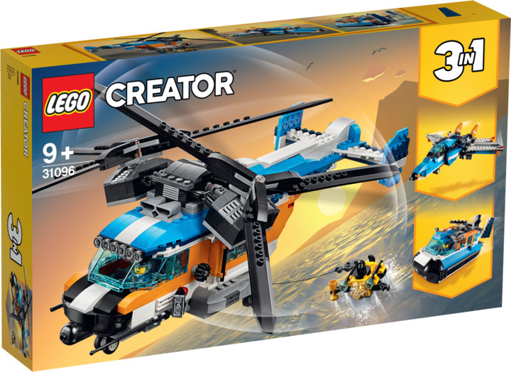 LEGO® Creator 3v1 31096 Helikoptéra se dvěma rotory_790082332