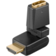 PremiumCord HDMI adapter 19pin Female - 19pin Male otočná ve dvou osách_873742414