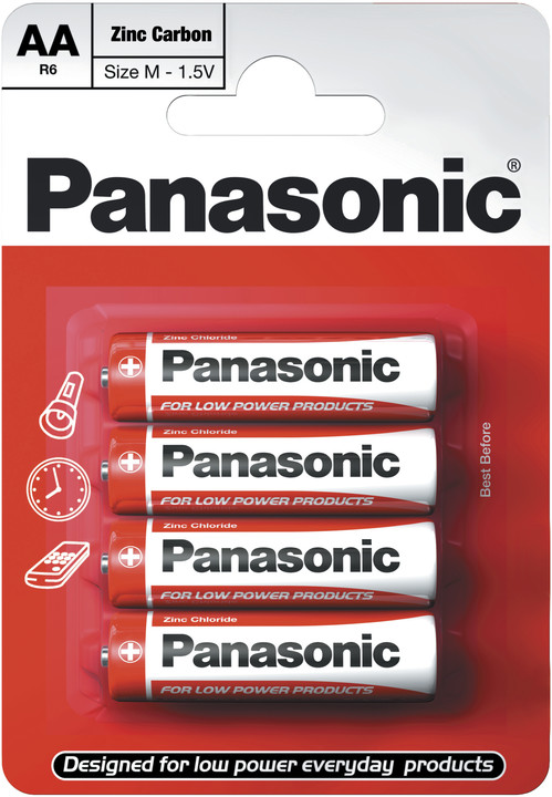 Panasonic Red Zinc R6RZ, AA, 4ks_993103782