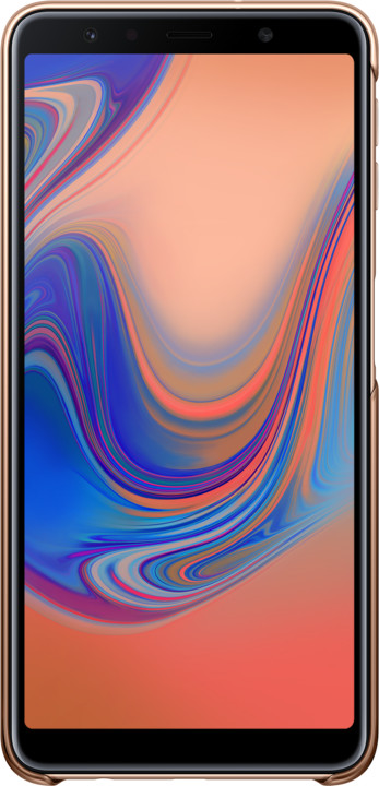Samsung pouzdro Gradation Cover Galaxy A7 (2018), gold_574220864