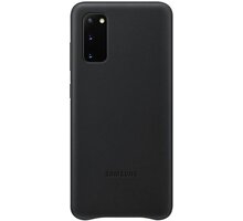 Samsung kožený zadní kryt pro Galaxy S20, černá_1488082867