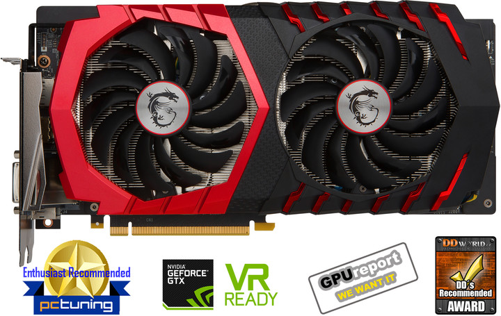 MSI GeForce GTX 1060 GAMING X 6G, 6GB GDDR5_91762123