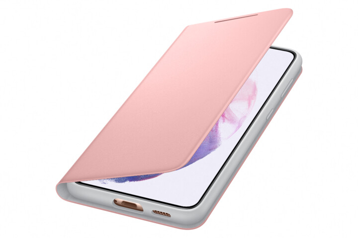 Samsung flipové pouzdro LED View pro Samsung Galaxy S21+, růžová_2137072255