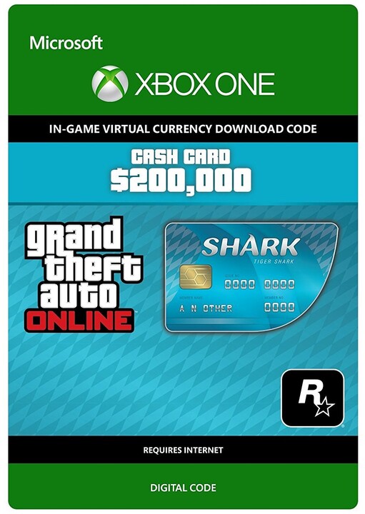 Grand Theft Auto V - Tiger Shark Cash Card (Xbox ONE) - elektronicky_915388755