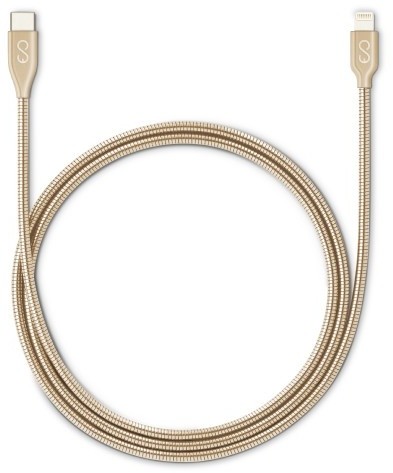 EPICO metallic USB-C kabel s lightning konektorem, 1,2m, zlatý_1629166204