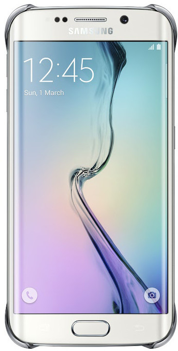 Samsung EF-QG925B pouzdro pro Galaxy S6 Edge (G925), stříbrná_1659577098