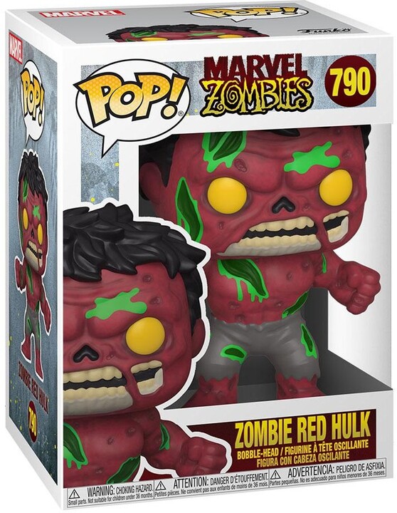 Figurka Funko POP! Marvel Zombies - Red Hulk_1821133196