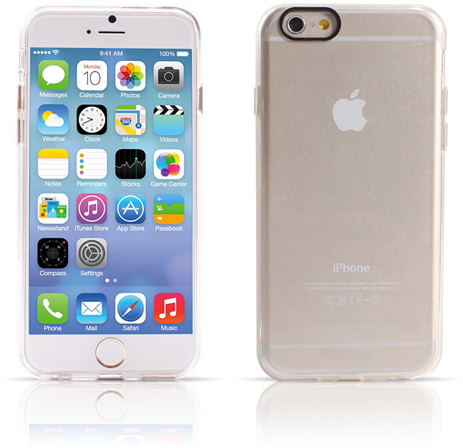 KMP flexibilní TPU pouzdro pro iPhone 6, 6s, ultra čirá_1275842489