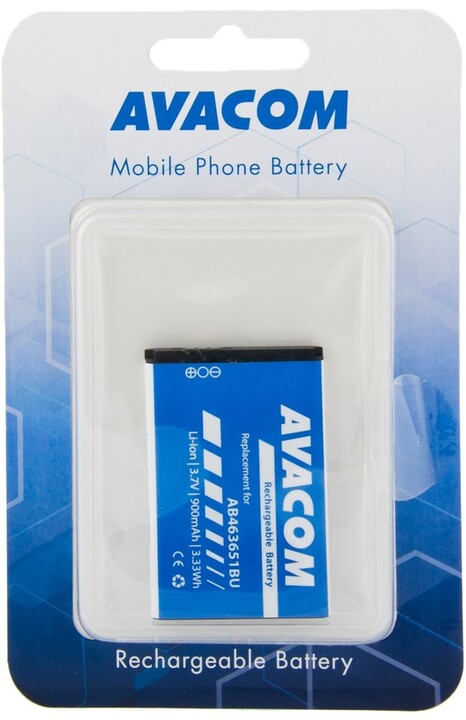 Avacom baterie do mobilu Samsung B3410, 900mAh, Li-Ion_781332081