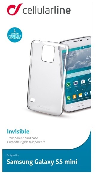CellularLine Invisible pro Samsung Galaxy S5 Mini, průhledná_1509930696
