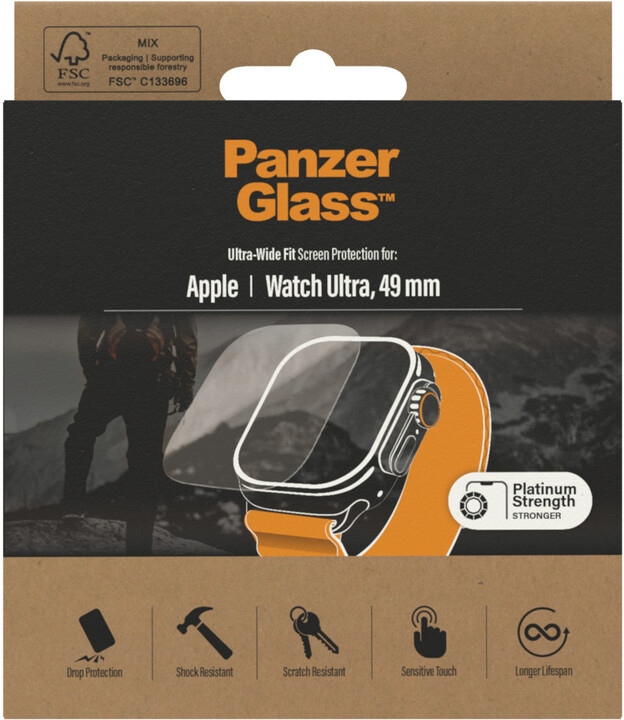 PanzerGlass ochranné sklo pro Apple Watch Ultra / Ultra 2 49mm_1969168627