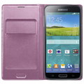 Samsung flipové pouzdro s kapsou EF-WG900B pro Galaxy S5, růžová_1501816770