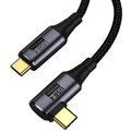 PremiumCord zahnutý kabel USB4™ Gen 3x2 40Gbps 8K@60Hz 240W Thunderbolt 3, 1,2m_2035520727