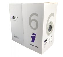 iGET Síťový kabel CAT6 UTP PVC Eca 305m/box 84005020