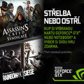 Střelba nebo ostří? Vsaďte na GeForce GTX a vyberte si hru zdarma