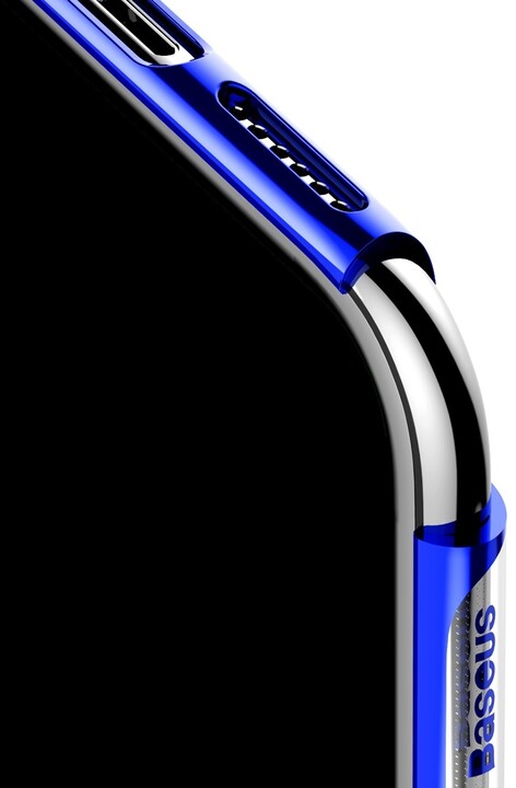 BASEUS Shining Series gelový ochranný kryt pro Apple iPhone 11, modrá_816901417