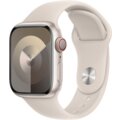Apple Watch Series 9, Cellular, 41mm, Starlight, Starlight Sport Band - M/L_2080440106