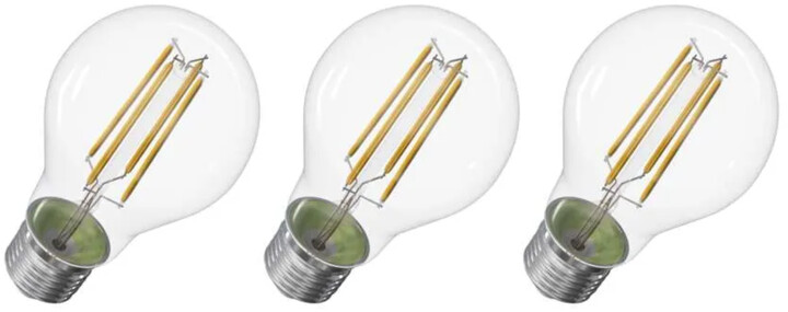 Emos LED žárovka Filament 5W (75W), 1060lm, E27, neutrální bílá, 3ks_1082209066