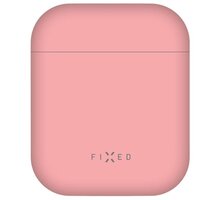 FIXED ultratenké silikonové pouzdro Silky pro Apple Airpods, růžová_144654637