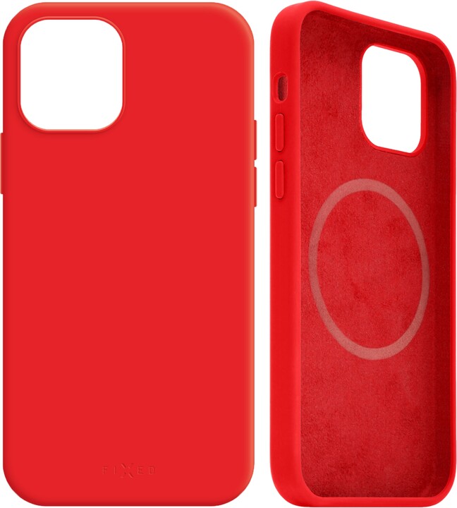 FIXED zadní kryt MagFlow s podporou MagSafe pro Apple iPhone 14 Pro Max, červená_1012449533
