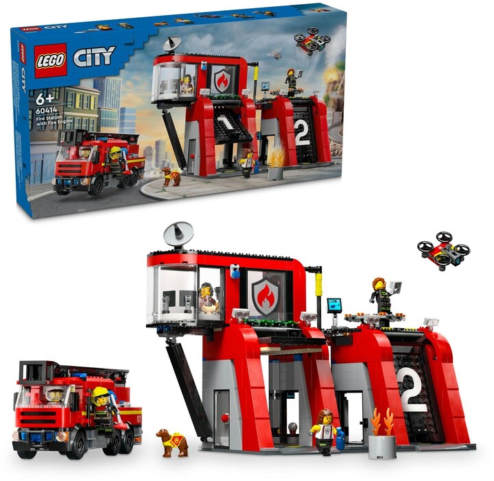 LEGO® City 60414 Hasičská stanice s hasičským vozem_1048656851