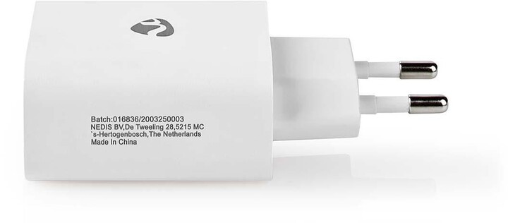 Nedis síťová nabíječka, USB-C, QC 4+, 30W, bílá_1453980511