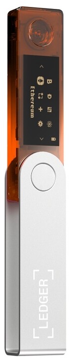 Ledger Nano X Blazing Orange, hardwarová peněženka na kryptoměny_1549811737