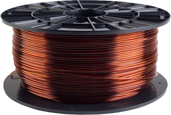 Filament PM tisková struna (filament), PETG, 1,75mm, 1kg, transparentní hnědá_327892220