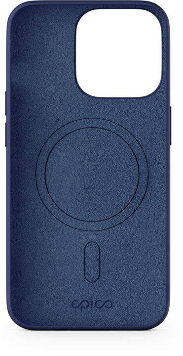 EPICO silikonový kryt pro iPhone 14 s podporou uchycení MagSafe, modrá_1902376618