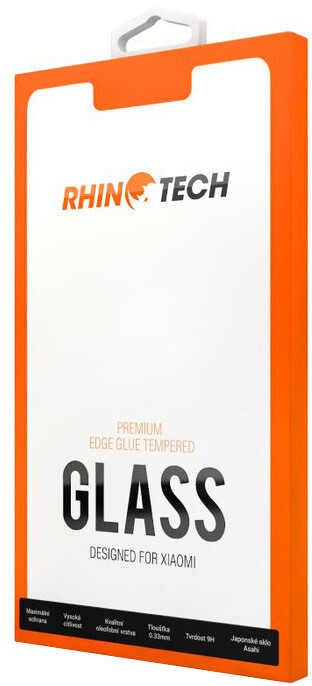 RhinoTech 2 Tvrzené ochranné 2.5D sklo pro Xiaomi Redmi Note 8 (Edge Glue), černá_2013195026
