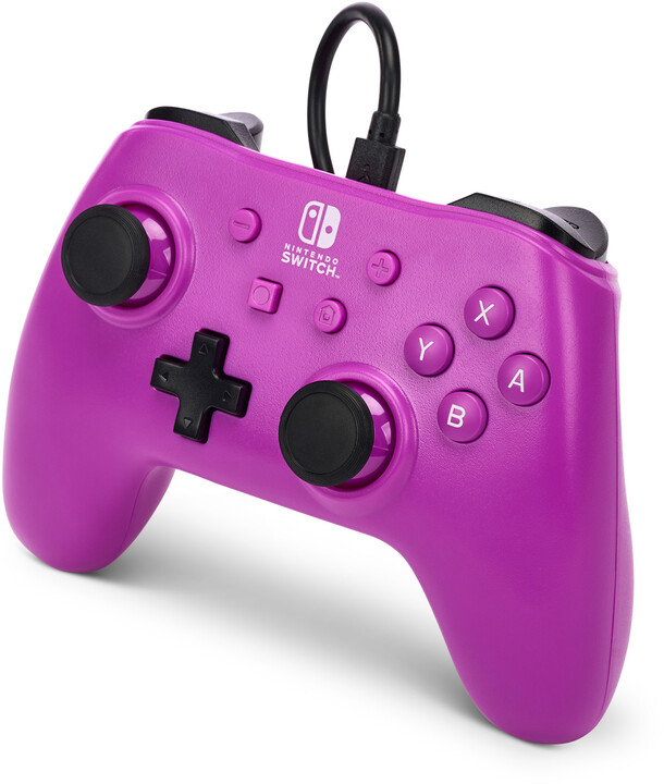 PowerA Wired Controller, Grape Purple (SWITCH)_833380312