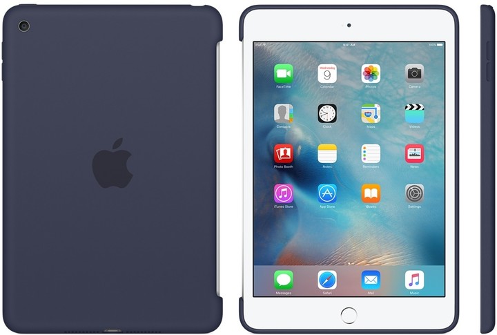 Apple iPad mini 4 Silicone Case, tmavě modrá_1742796408