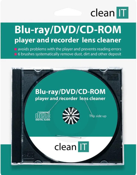 CLEAN IT čisticí CD pro Blu-ray/DVD/CD-ROM přehrávače_101057691
