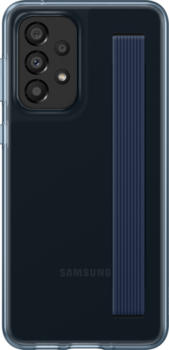Samsung poloprůhledný zadní kryt s poutkem pro Galaxy A33 5G, černá_1177796455