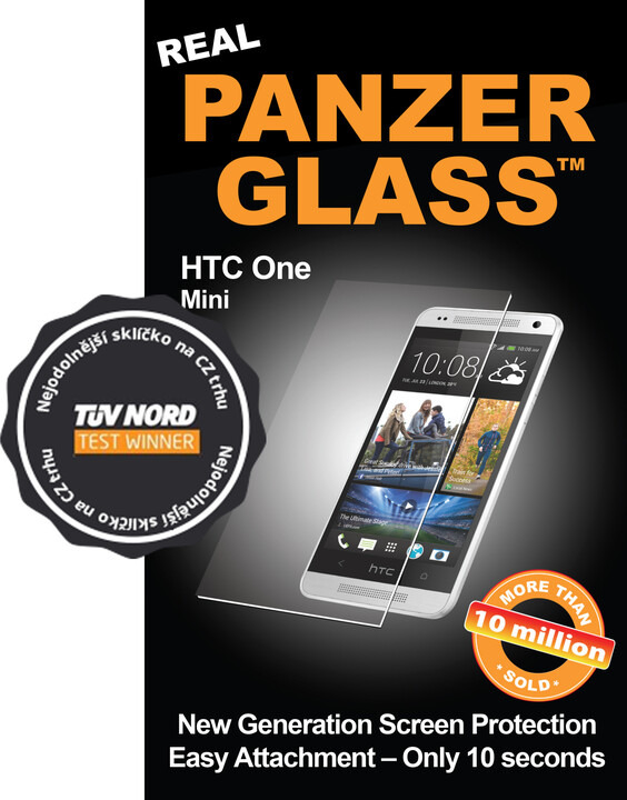 PanzerGlass ochranné sklo na displej pro HTC One mini_254877786
