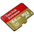 SanDisk Micro SDXC Extreme pro akční kamery 64GB 90MB/s UHS-I U3 + SD adaptér_1513306334