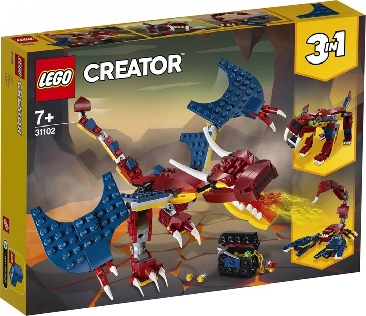 LEGO® Creator 3v1 31102 Ohnivý drak_1390330151